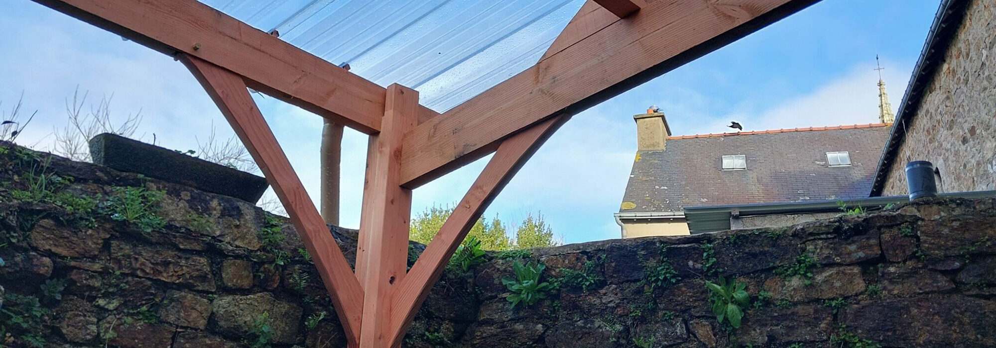 Couverture d'une terrasse